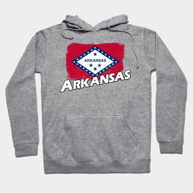 Arkansas flag Hoodie by PVVD